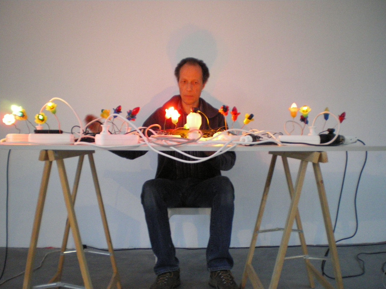 Photographic documentation of RYLLEGA Berlin (Audio-visual performance by Michael Vorfeld, 17 September 2008)
